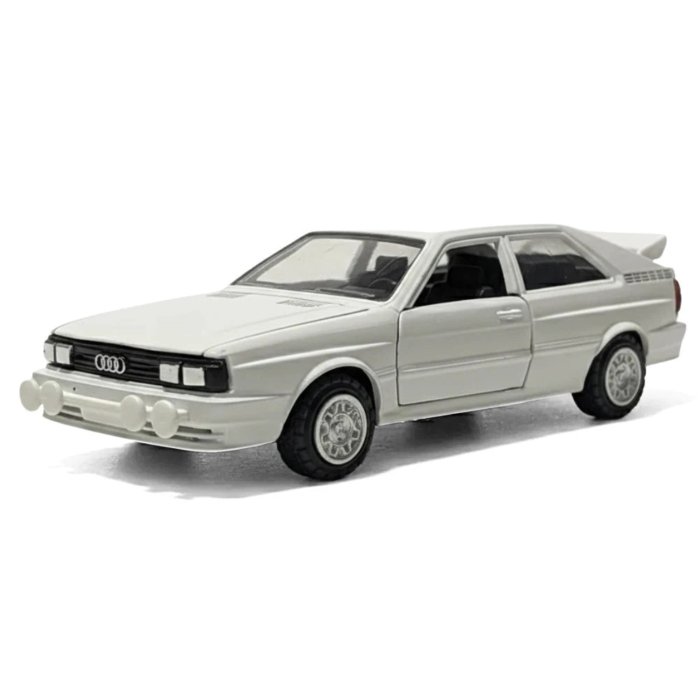 [Conrad] 1:43 Audi 1984 Quattro Coupe Rally White Model Car Die-Cast