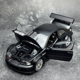 DCM BMW 2001 M3 GTR E46 Black 1:18 – Modello da collezione in pressofuso