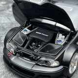 DCM BMW 2001 M3 GTR E46 Black 1:18 – Modello da collezione in pressofuso