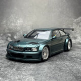 DCM BMW 2001 M3 GTR E46 Blue 1:18 – Modello da collezione in metallo pressofuso
