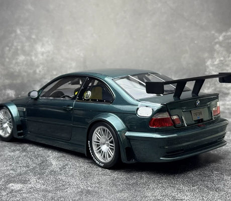 DCM BMW 2001 M3 GTR E46 Blue 1:18 – Modello da collezione in metallo pressofuso