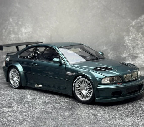 DCM BMW 2001 M3 GTR E46 Blue 1:18 – Modello da collezione in metallo pressofuso