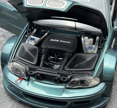 DCM BMW 2001 M3 GTR E46 Blue 1:18 – Modello da collezione in metallo pressofuso