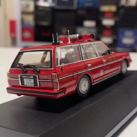 [DISM] 1:43 Toyota 1988 Mark II GX70G Fire Command Wagon Model Car Die-Cast