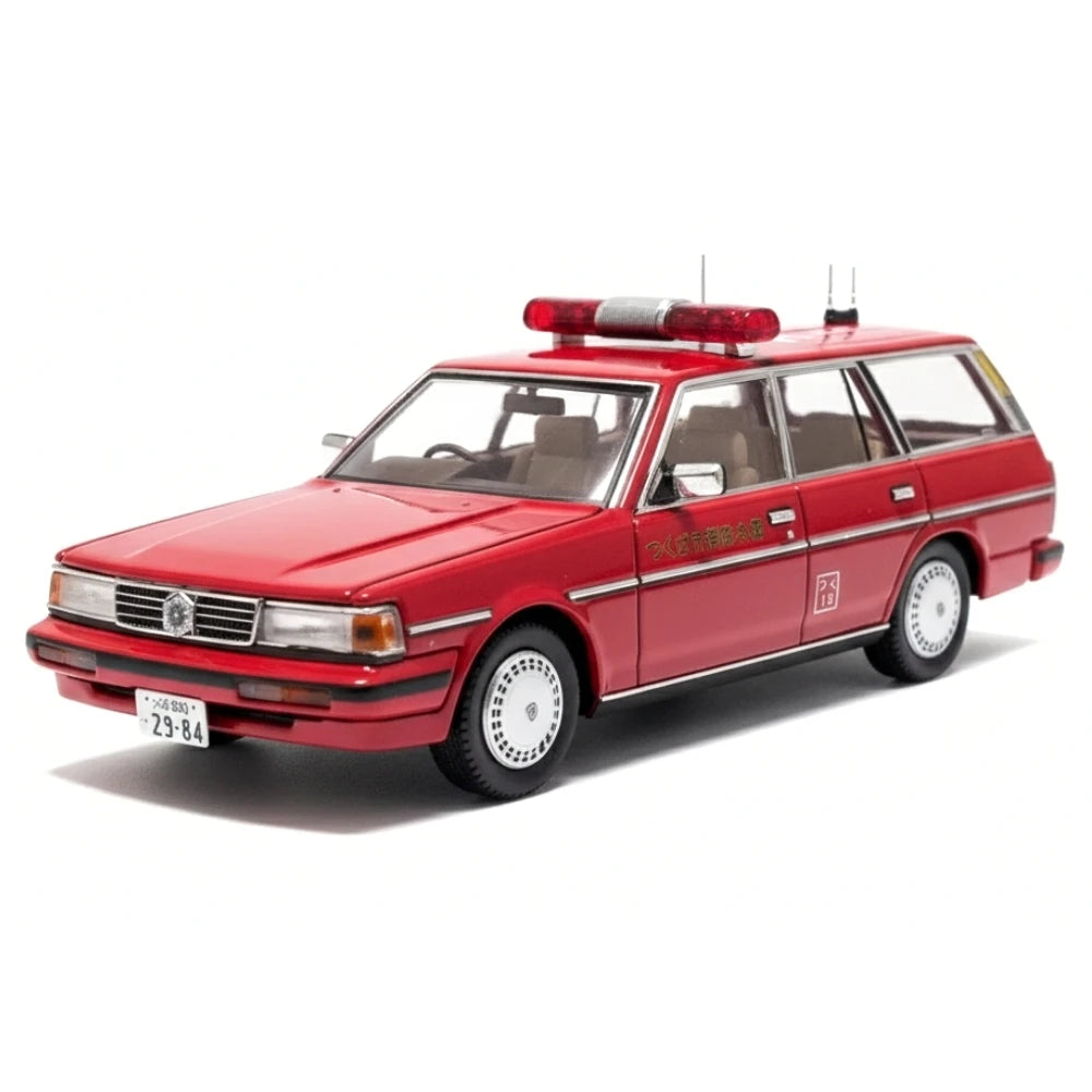 [DISM] 1:43 Toyota 1988 Mark II GX70G Fire Command Wagon Model Car Die-Cast