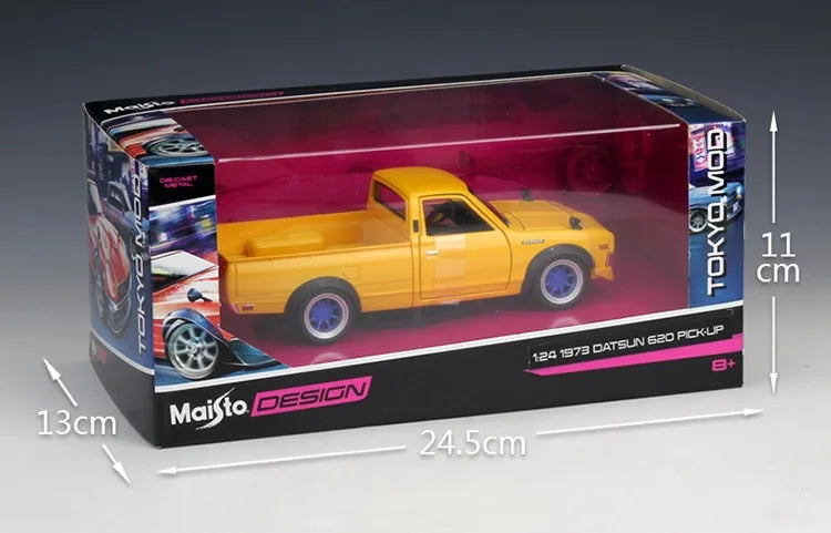 1:24 Datsun 1972 620 Pick-up Tokyo Mod Die Cast Model Car