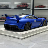 Ferrari 2011 599XX Evo #19 Matte Blue 1:18 hartsi keräilymalli, Davis &amp; Giovanni – katso 7