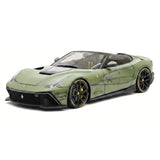 Davis &amp; Giovanni Ferrari 2014 F12 TRS Metallic Dark Green 1:18 – Resina da collezione per modelli in resina