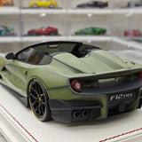Davis &amp; Giovanni Ferrari 2014 F12 TRS Metallic Dark Green 1:18 – Resina da collezione per modelli in resina