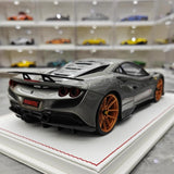 [Davis & Giovanni] 1:18 Ferrari 2019 F8 Tributo Novitec Gray Model Car Resin