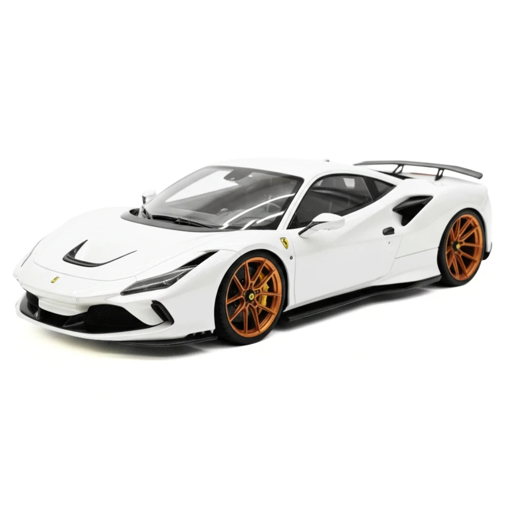 [Davis & Giovanni] 1:18 Ferrari 2019 F8 Tributo Novitec bianco modellino di auto resina