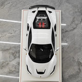 [Davis & Giovanni] 1:18 Ferrari 2019 F8 Tributo Novitec White Model Car Resin