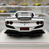 [Davis & Giovanni] 1:18 Ferrari 2019 F8 Tributo Novitec White Model Car Resin