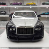 [Davis & Giovanni] 1:18 Rolls-Royce 2013 Wraith Novitec Spofec Blue & Silver Model Car Resin