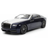 [Davis & Giovanni] 1:18 Rolls-Royce 2013 Wraith Novitec Spofec Blue & Silver Model Car Resin