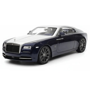 [Davis & Giovanni] 1:18 Rolls-Royce 2013 Wraith Novitec Spofec Blue & Silver Model Car Resin