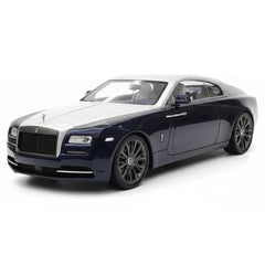 [Davis & Giovanni] 1:18 Rolls-Royce 2013 Wraith Novitec Spofec Blue & Silver Model Car Resin