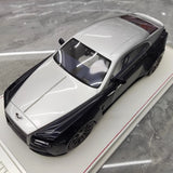[Davis & Giovanni] 1:18 Rolls-Royce 2013 Wraith Novitec Spofec Blue & Silver Model Car Resin
