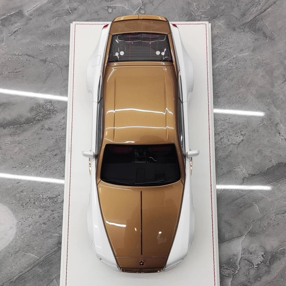 [Davis & Giovanni] 1:18 Rolls-Royce 2013 Wraith Novitec Spofec White & Gold Model Car Resin