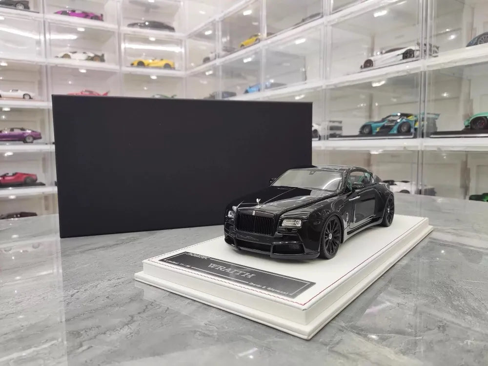 [Davis & Giovanni] 1:18 Rolls-Royce 2013 Wraith Novitec noir voiture miniature voiture miniature Resin