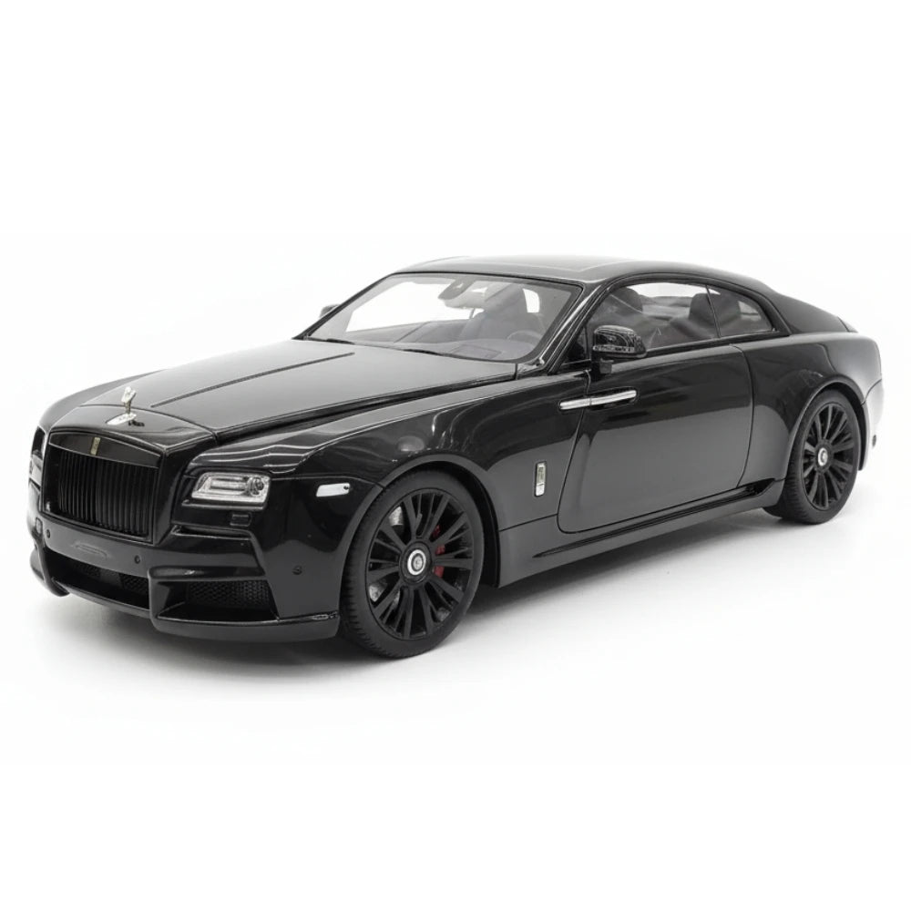 [Davis & Giovanni] 1:18 Rolls-Royce 2013 Wraith Novitec noir voiture miniature voiture miniature Resin