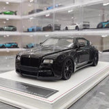 [Davis & Giovanni] 1:18 Rolls-Royce 2013 Wraith Novitec noir voiture miniature voiture miniature Resin