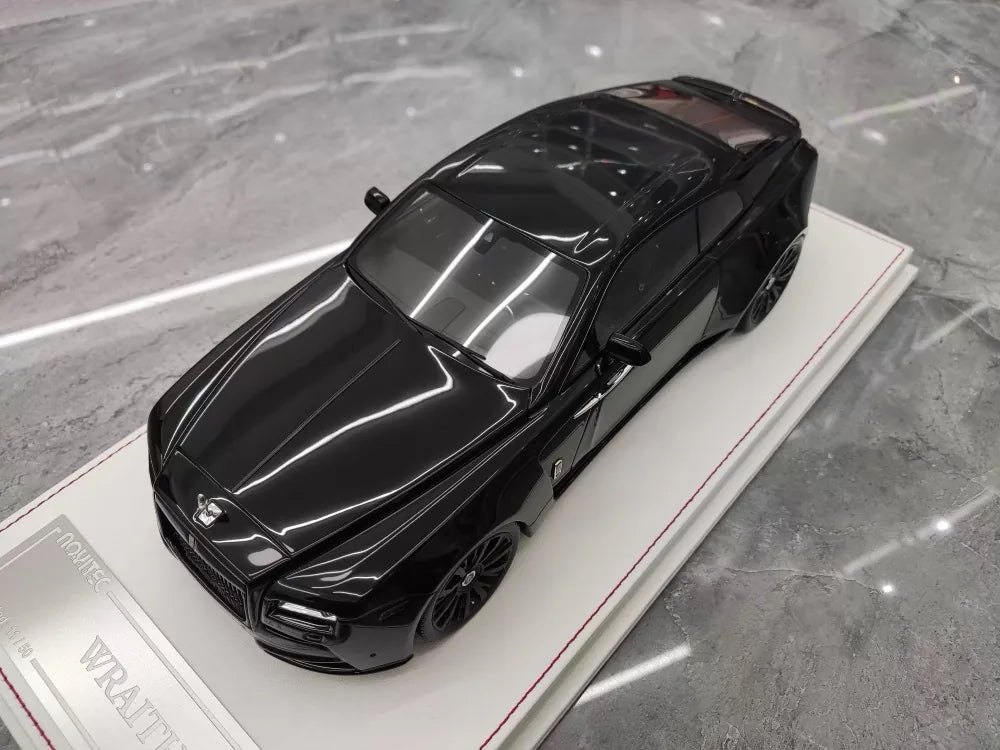[Davis & Giovanni] 1:18 Rolls-Royce 2013 Wraith Novitec noir voiture miniature voiture miniature Resin