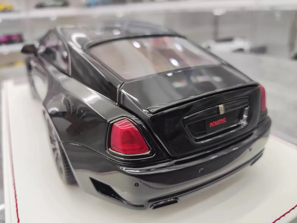[Davis & Giovanni] 1:18 Rolls-Royce 2013 Wraith Novitec Black Model Car Model Car Resin
