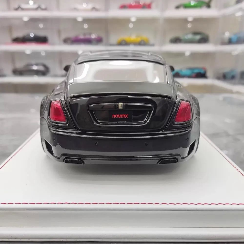 [Davis & Giovanni] 1:18 Rolls-Royce 2013 Wraith Novitec Black Model Car Model Car Resin