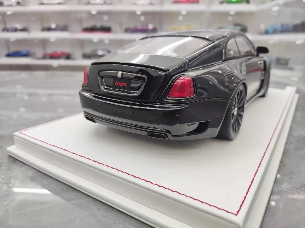 [Davis & Giovanni] 1:18 Rolls-Royce 2013 Wraith Novitec Black Model Car Model Car Resin