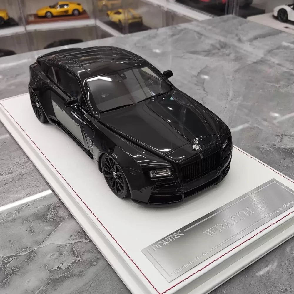 [Davis & Giovanni] 1:18 Rolls-Royce 2013 Wraith Novitec Black Model Car Model Car Resin