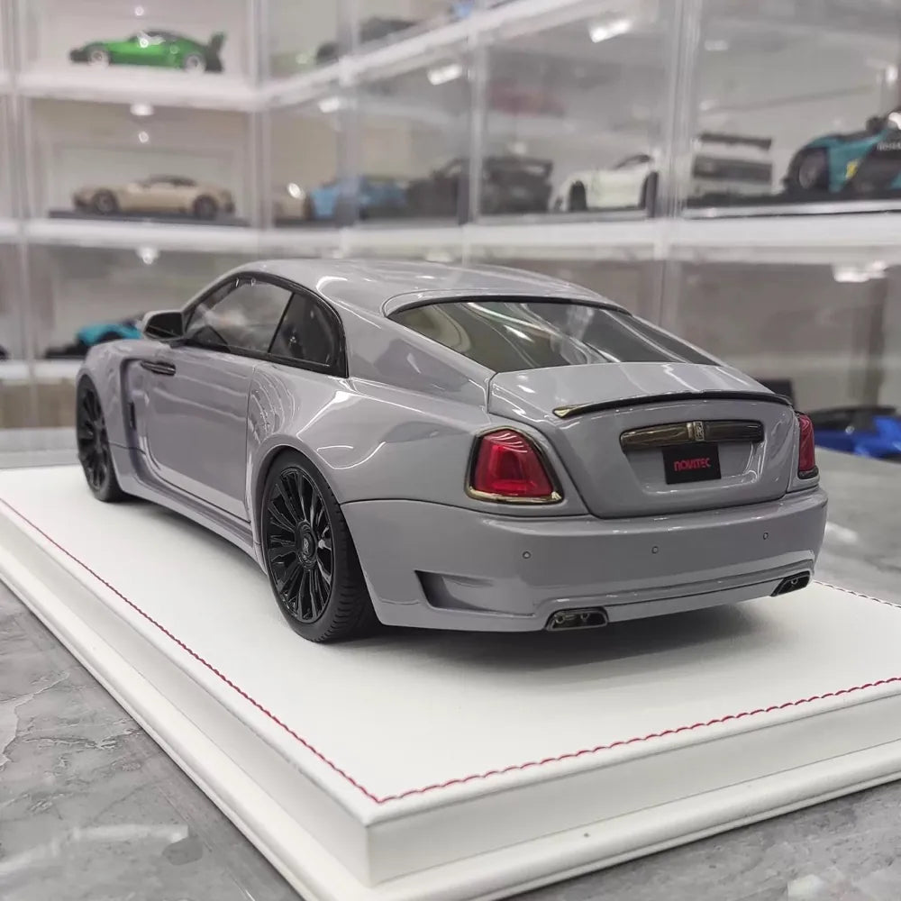 [Davis & Giovanni] 1:18 Rolls-Royce 2013 Wraith Novitec grigio modellino di auto modellino di auto resina