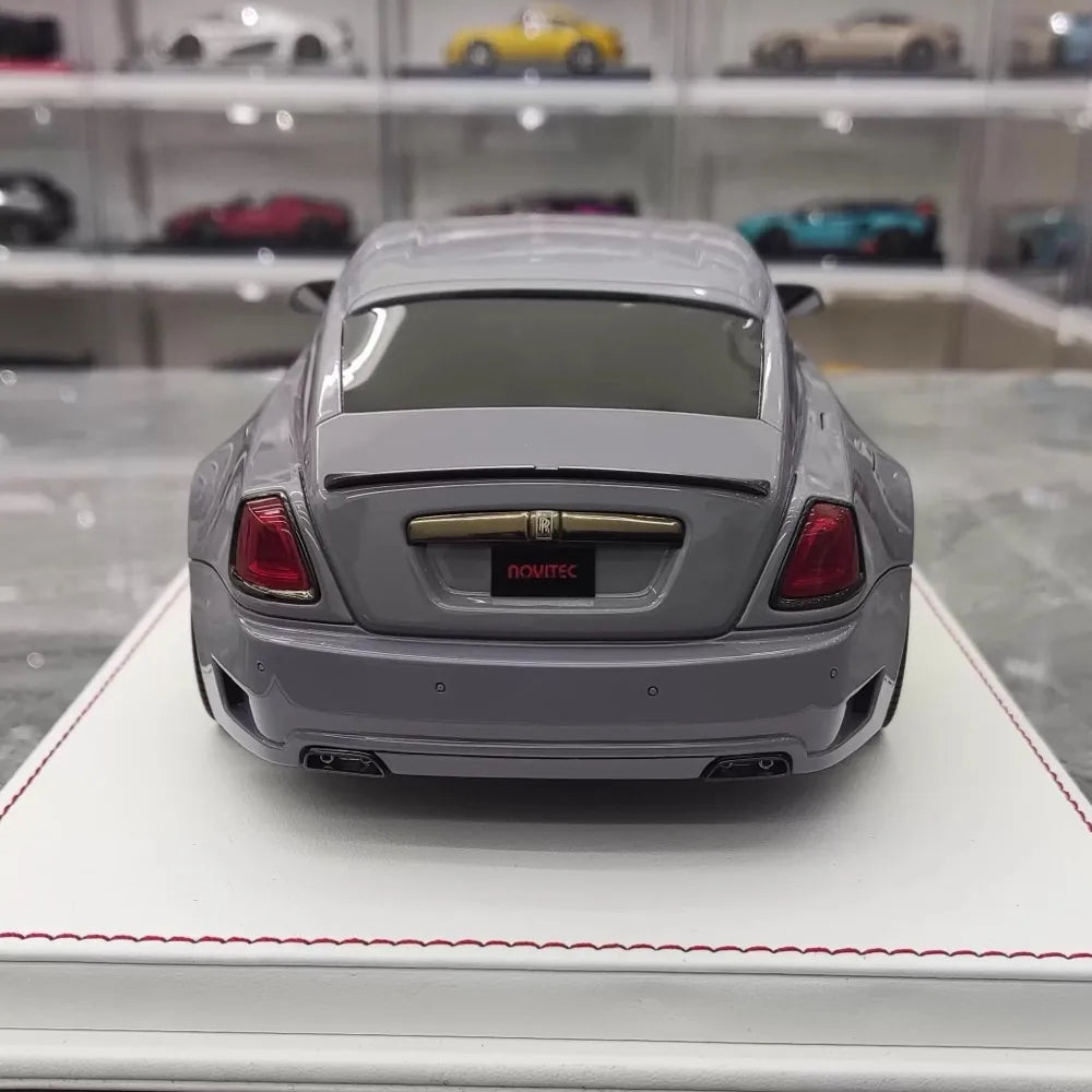 [Davis & Giovanni] 1:18 Rolls-Royce 2013 Wraith Novitec grigio modellino di auto modellino di auto resina