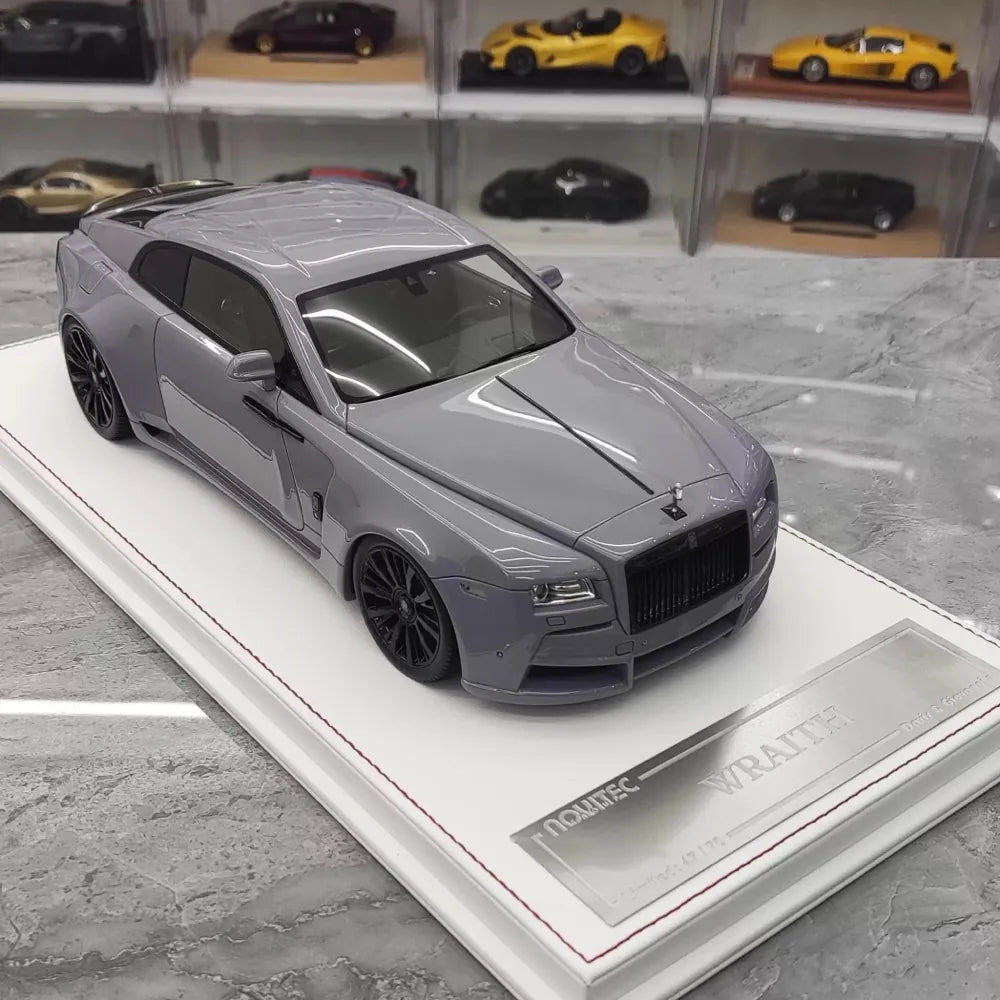 [Davis & Giovanni] 1:18 Rolls-Royce 2013 Wraith Novitec grigio modellino di auto modellino di auto resina
