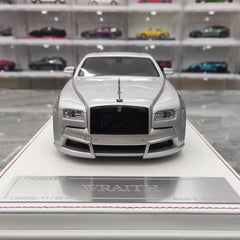 [Davis & Giovanni] 1:18 Rolls-Royce 2013 Wraith Novitec argento modellino di auto modellino di auto resina
