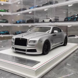 [Davis & Giovanni] 1:18 Rolls-Royce 2013 Wraith Novitec Silver Model Car Model Car Resin