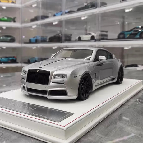 [Davis & Giovanni] 1:18 Rolls-Royce 2013 Wraith Novitec Silver Model Car Model Car Resin