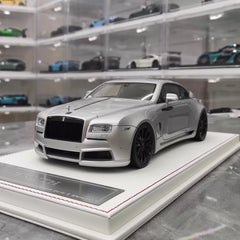 [Davis & Giovanni] 1:18 Rolls-Royce 2013 Wraith Novitec argento modellino di auto modellino di auto resina