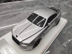[Davis & Giovanni] 1:18 Rolls-Royce 2013 Wraith Novitec argento modellino di auto modellino di auto resina