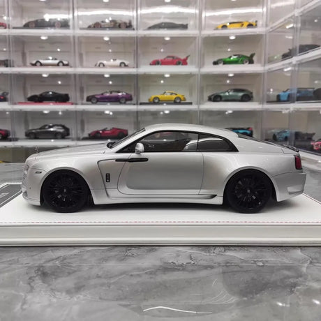 [Davis & Giovanni] 1:18 Rolls-Royce 2013 Wraith Novitec Silver Model Car Model Car Resin