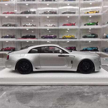 [Davis & Giovanni] 1:18 Rolls-Royce 2013 Wraith Novitec Silver Model Car Model Car Resin