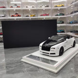 [Davis & Giovanni] 1:18 Rolls-Royce 2013 Wraith Novitec vit & svart modellbil harts