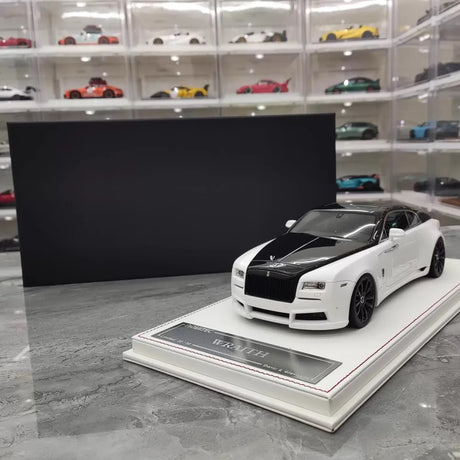 [Davis & Giovanni] 1:18 Rolls-Royce 2013 Wraith Novitec White & Black Model Car Resin