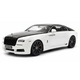 [Davis & Giovanni] 1:18 Rolls-Royce 2013 Wraith Novitec vit & svart modellbil harts