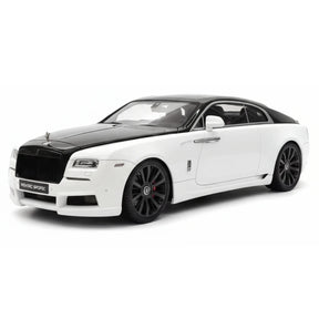 [Davis & Giovanni] 1:18 Rolls-Royce 2013 Wraith Novitec vit & svart modellbil harts