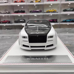 [Davis & Giovanni] 1:18 Rolls-Royce 2013 Wraith Novitec bianco & nero modellino di auto resina