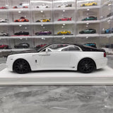 [Davis & Giovanni] 1:18 Rolls-Royce 2013 Wraith Novitec vit & svart modellbil harts