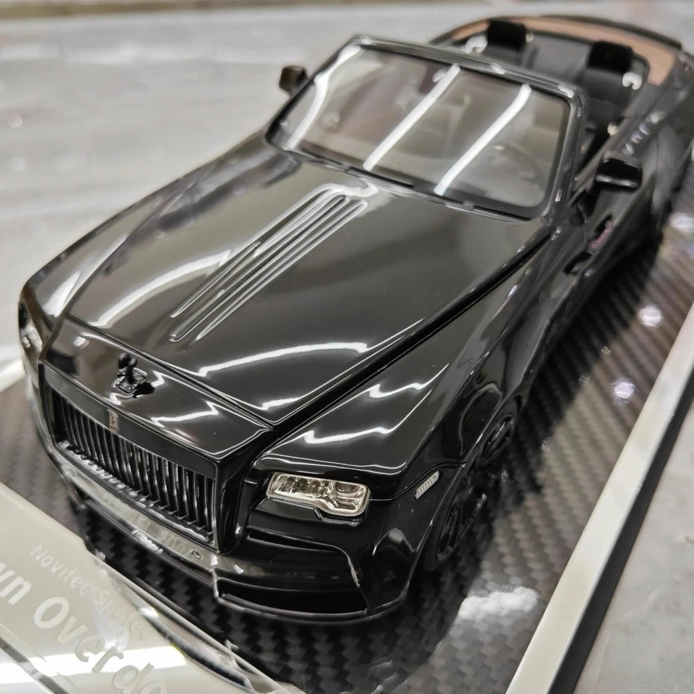 [Davis & Giovanni] 1:18 Rolls-Royce 2015 Dawn Novitec Spofec Black Model Car Resin