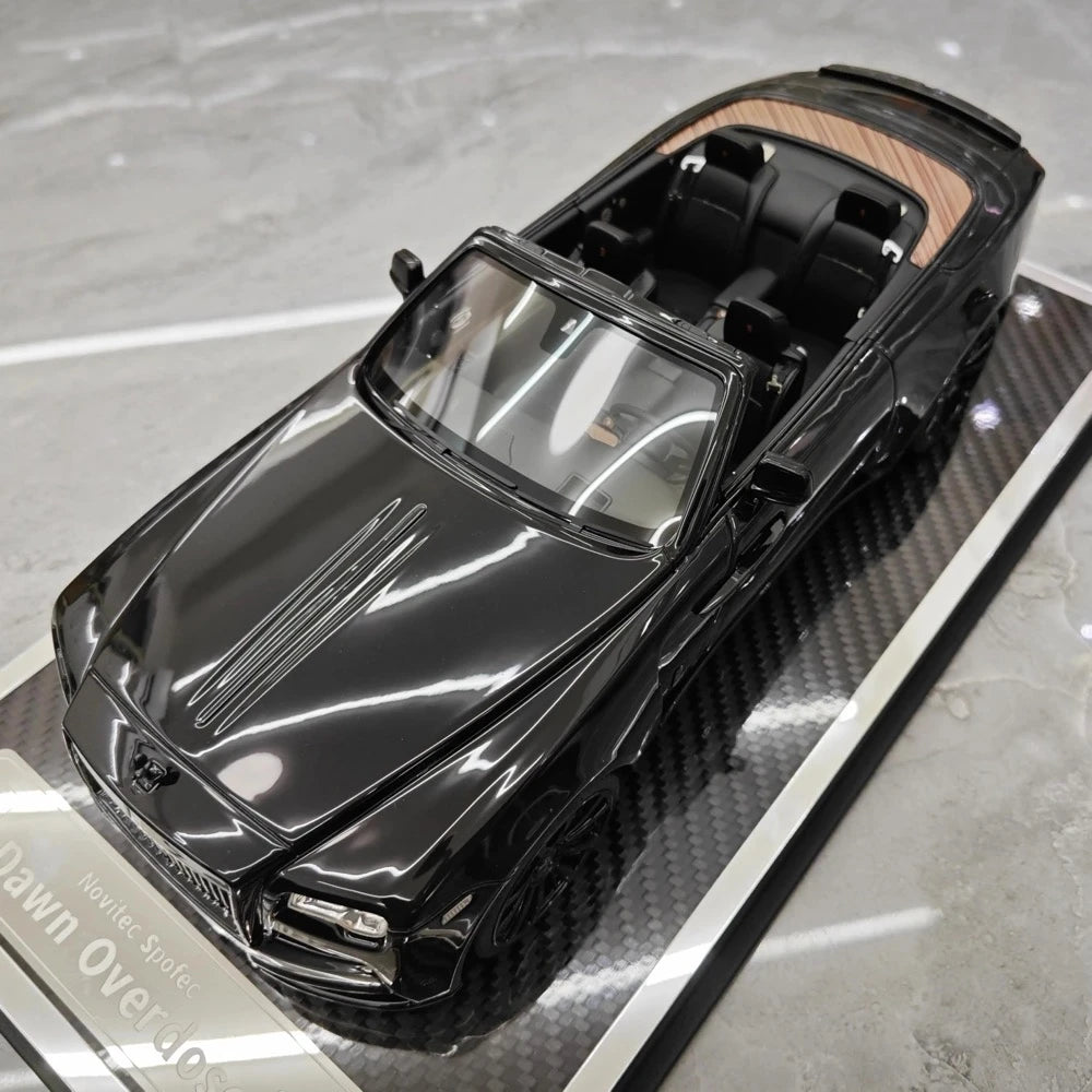 [Davis & Giovanni] 1:18 Rolls-Royce 2015 Dawn Novitec Spofec noir voiture miniature Resin