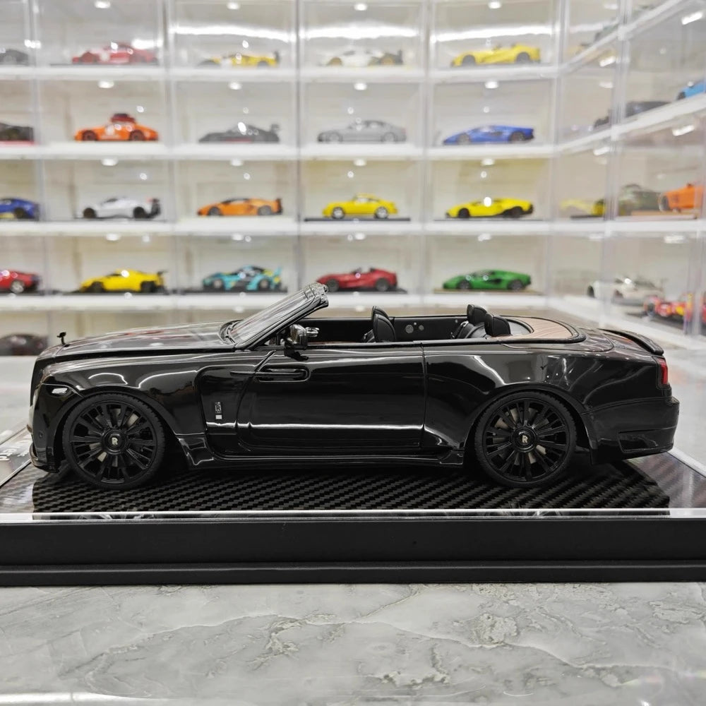[Davis & Giovanni] 1:18 Rolls-Royce 2015 Dawn Novitec Spofec noir voiture miniature Resin